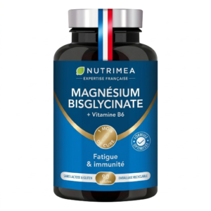 Nutrimea Magnésium Bisglycinate + B6 (90 gélules vegan)